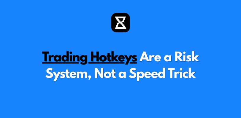 Trading Hotkeys Are a Risk System, Not a Speed Trick